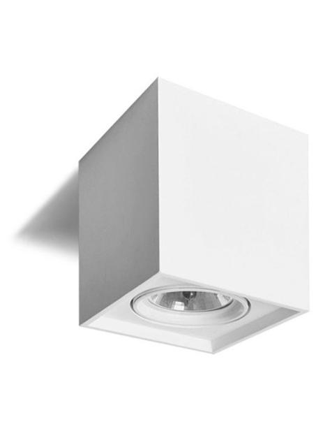 Molveno Cube Ceiling Downlight AR111 Plaster