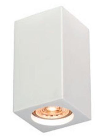 Molveno Neos Medium Ceiling Square Lamp Plaster
