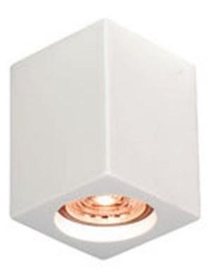 Molveno Neos Small Square Ceiling Lamp Plaster