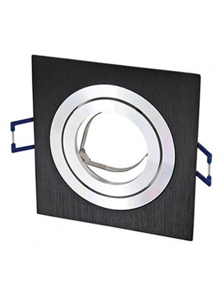 Molveno Tebe LED Adjustable Recessed Spotlight Black MR11