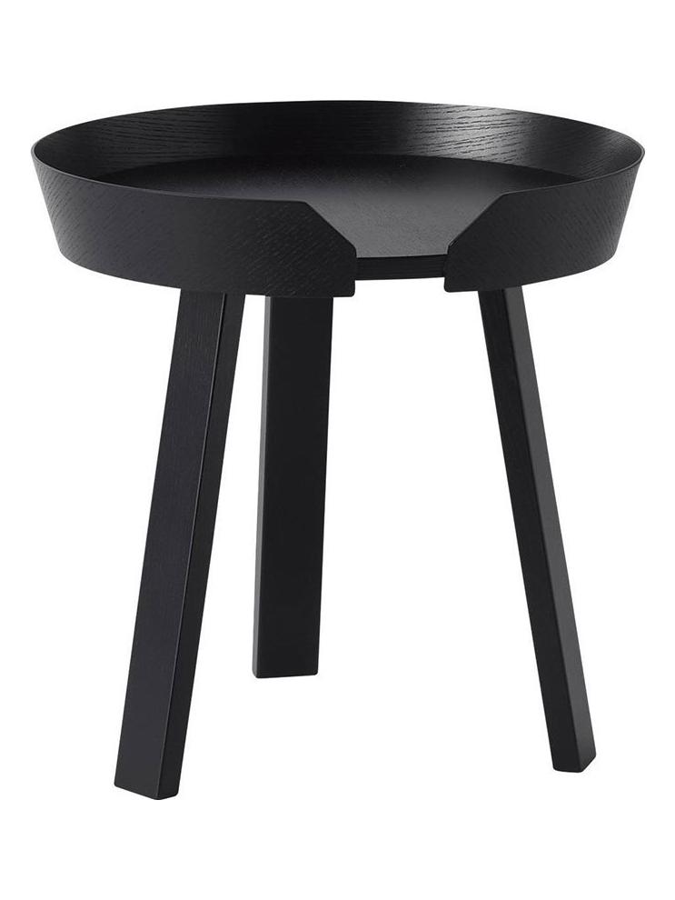 Around Coffee Table - Small / Black Ash