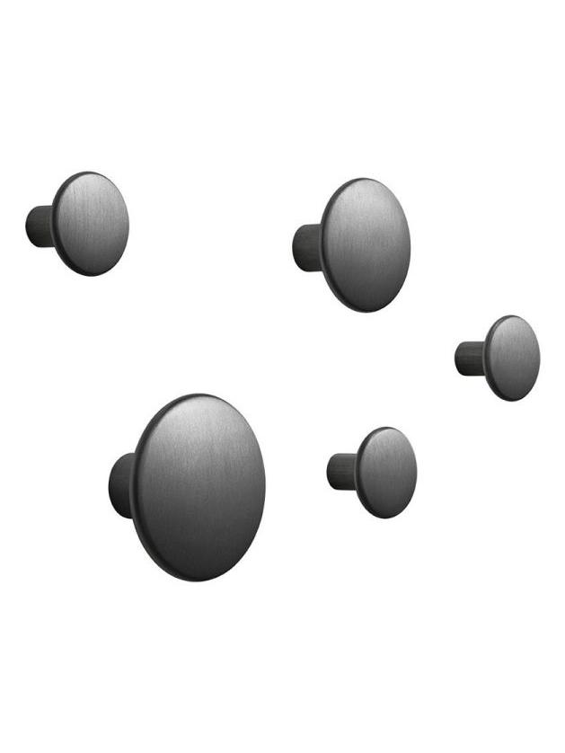 The Dots Metal Coat Hooks Set of 5 pcs