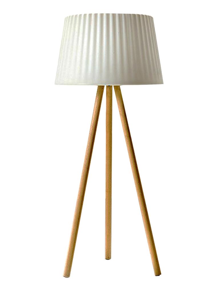 Agata Wood Floor Lamp Outdoor