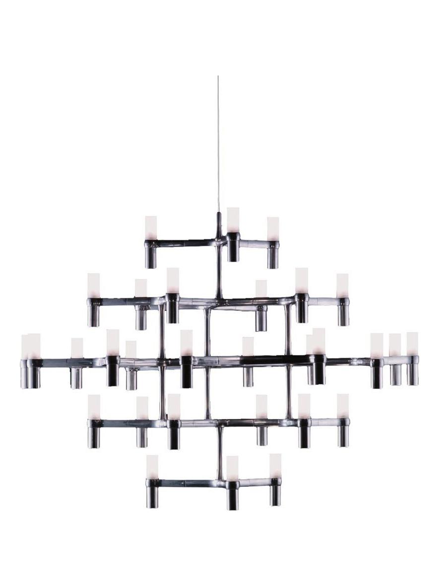 Crown Major Polished - Pendant Lamp - Transparent Cable