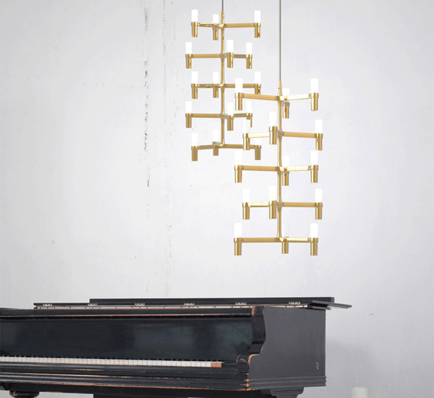 Crown Multi Gold - Pendant lamp