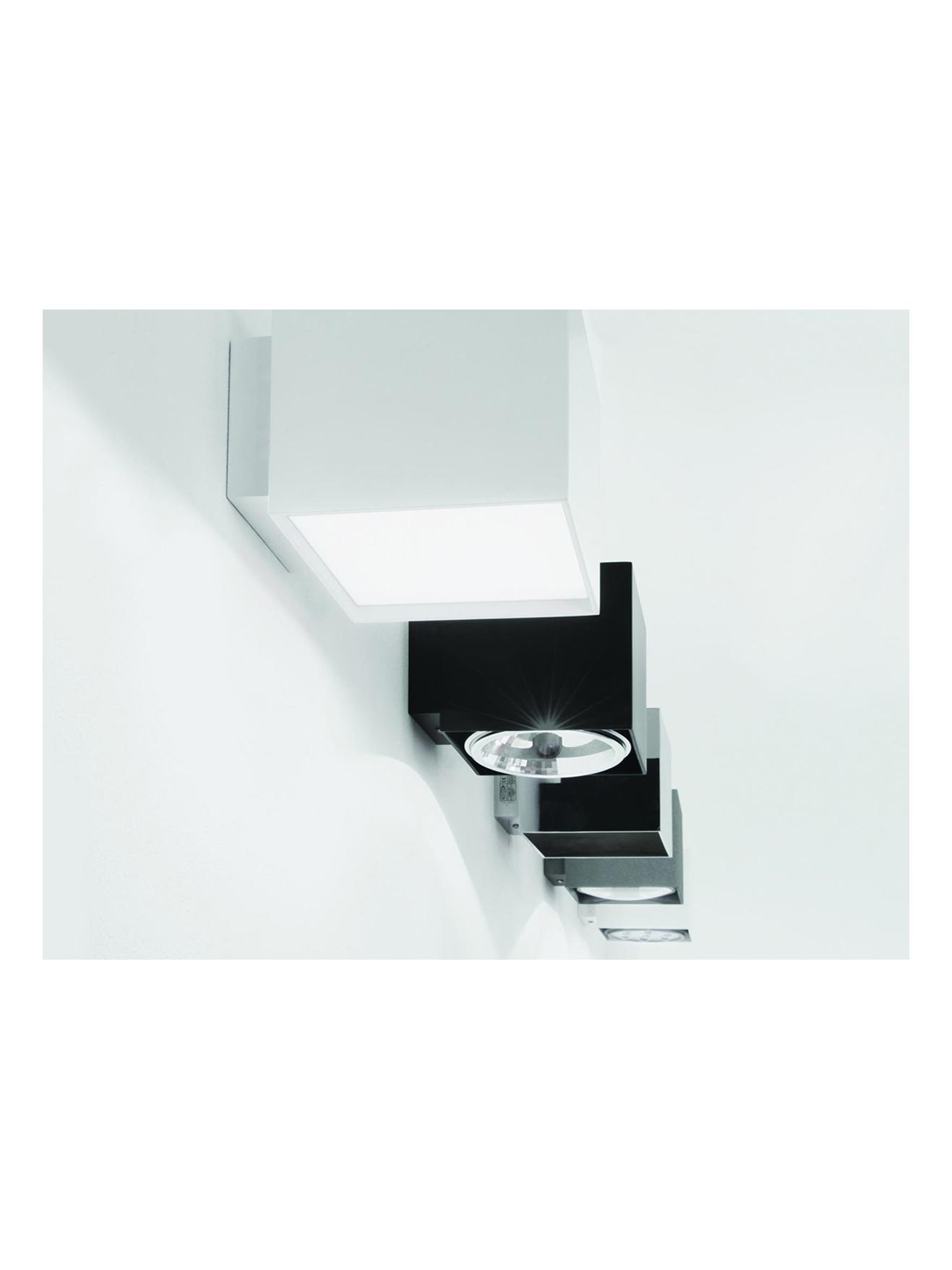 Cubo Wall Lamp Black - G53 LED