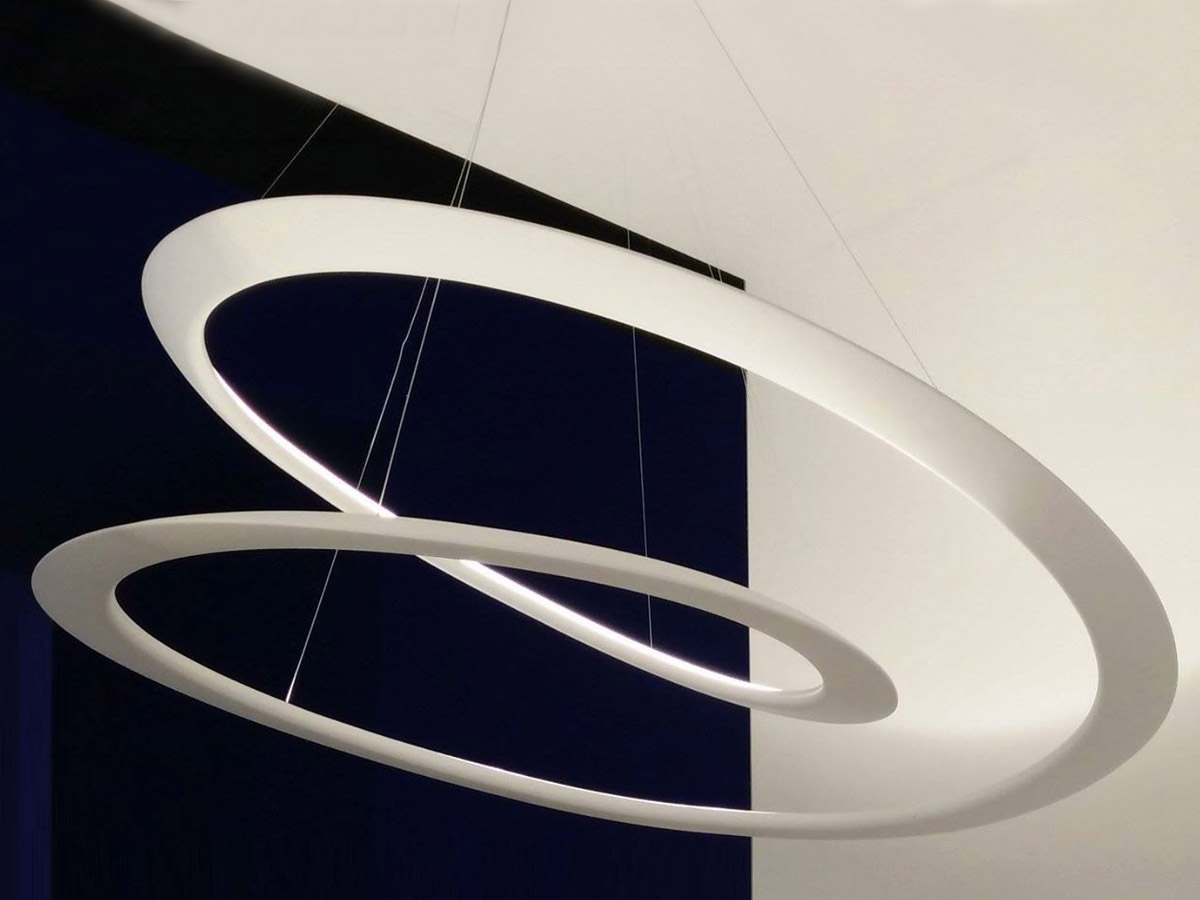 Kepler Suspension Lamp - White Uplight