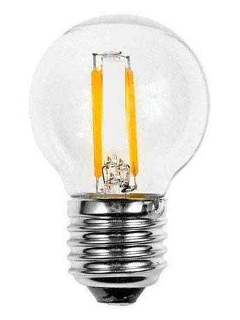 Bulb E27 24V Low Voltage Mini Globe LED 2W 220lm Unbreakable Transparent PVC