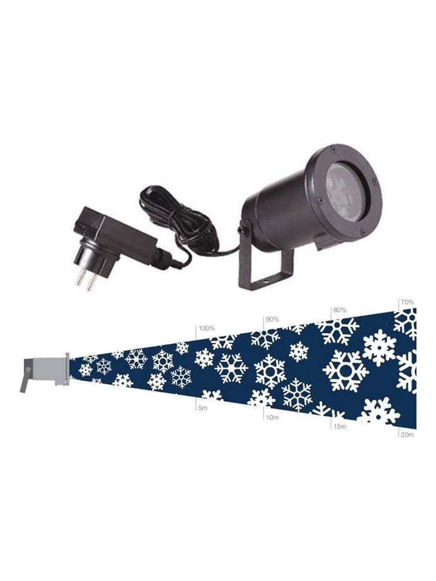 Floodlight Projector LED 4W 24V White Snowflakes motion