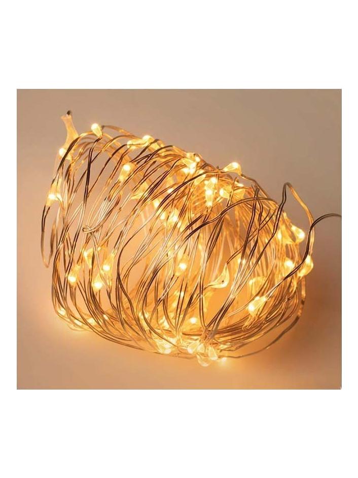 New lamps 60 led Copper Wire string battery lights 6m warm light