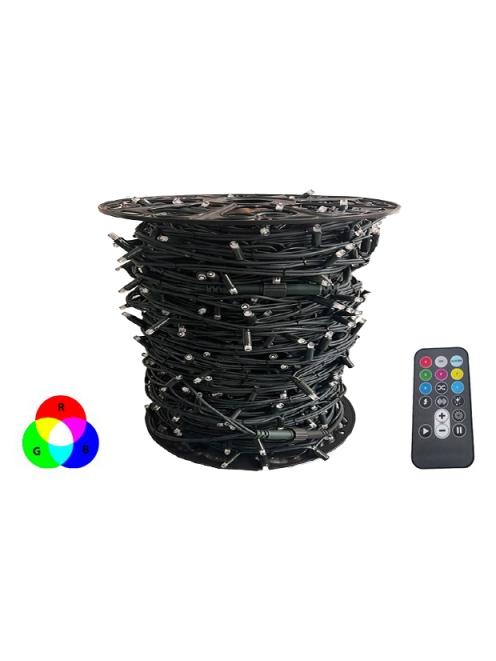 Roll RGB with remote control for outdoor use