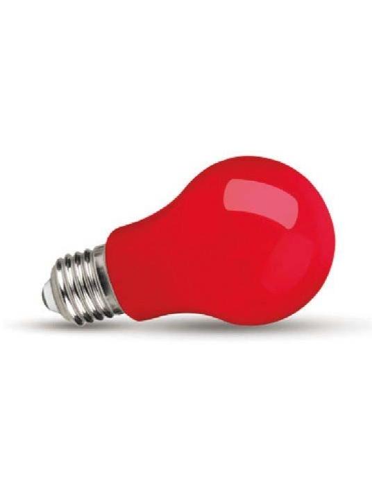 Standard Drop Bulb 1W E27 24V RED 90lm color A60 LED