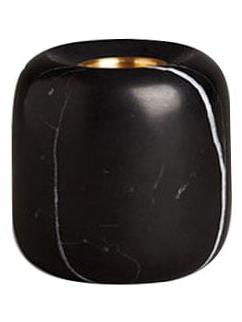 Balance Candleholder - Black Marquina Marble - Small