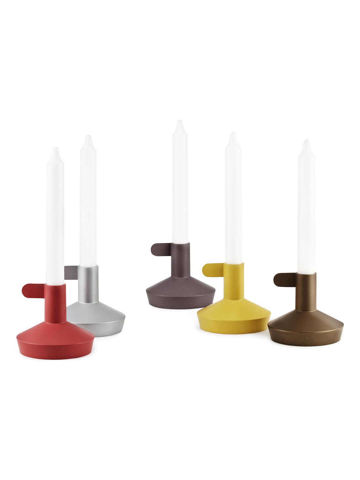 Flag Candle Holder Red