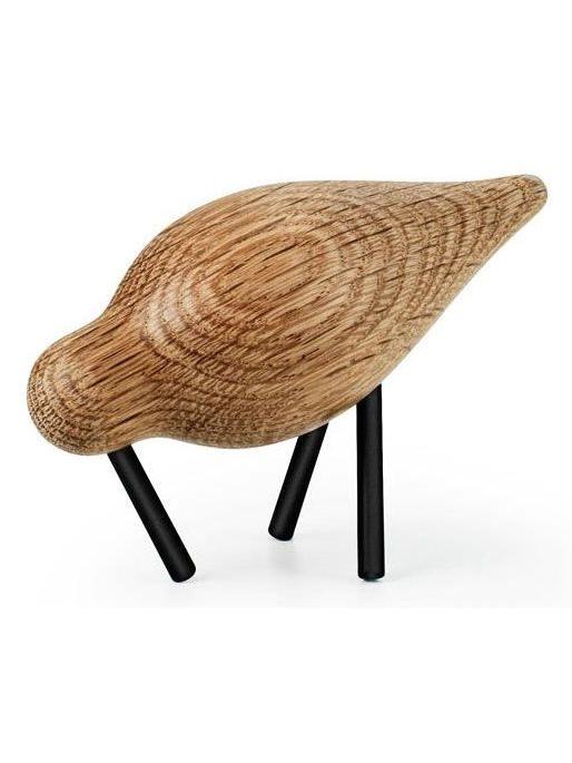Shorebird Decorative Object - Oak
