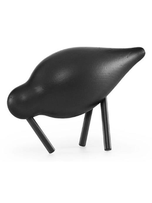 Shorebird Small Black/Black - Decorative Object 