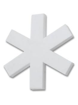 Asterisk led wall lamp