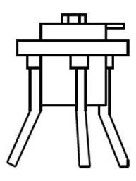 Inground Box Accessory for Ground Installation for Pill-Low Lamp