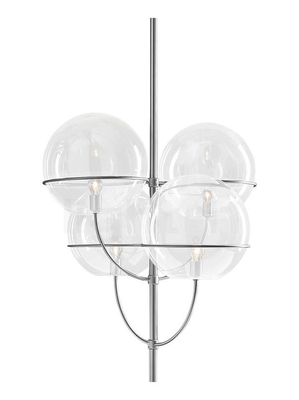 Lyndon led glass chandelier