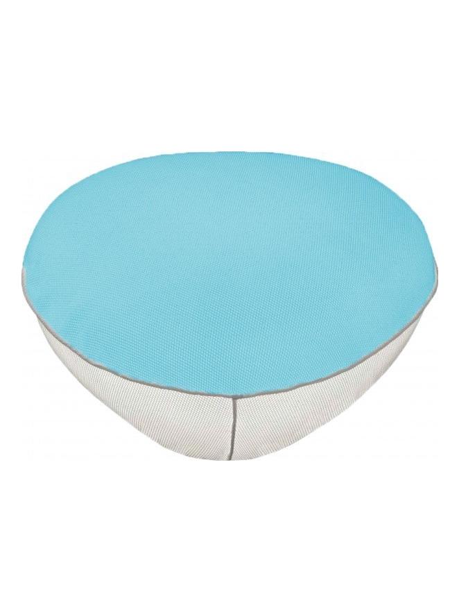 Pill-Low White Lightblue Outdoor Floor Cushion Lamp