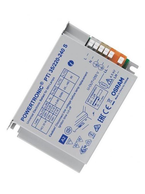 Electronic Ballast Powertronic PTi 35W 220-240 S for HID Lamps