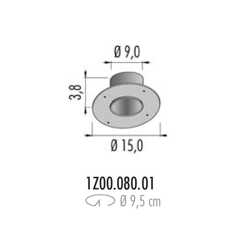 POP P04 D. 8 Formwork Housing For Plasterboard Luminaire