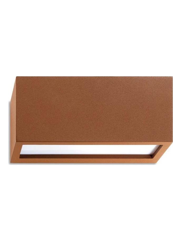 Connection Applique Wall Lamp Rust double light emission IP54