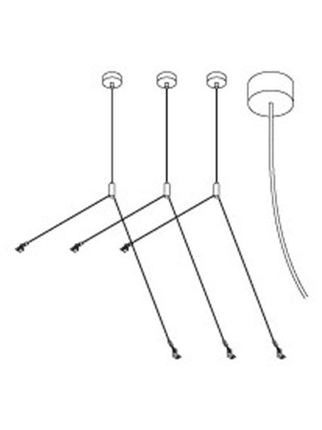 INC1285I Kit for Ceiling Mounting LED Panel Tableau 60x60 30x60