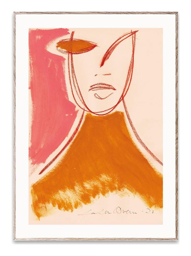 Pink Portrait Painting 50 x 70