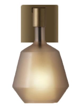 Mom blown glass wall lamp