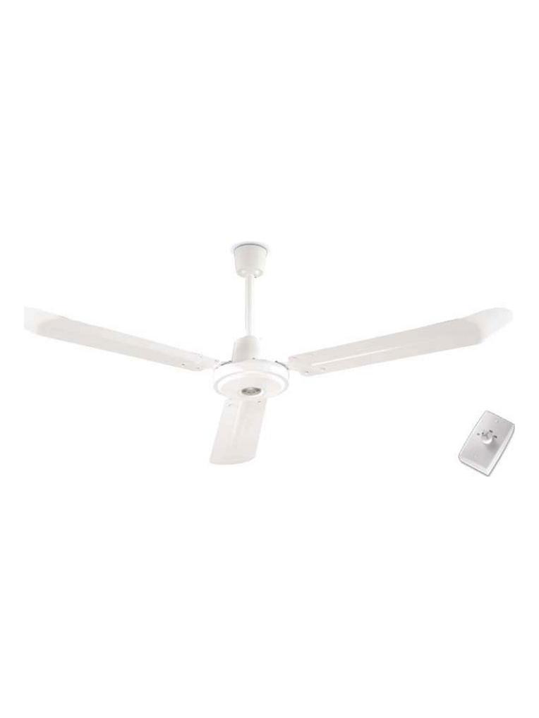 Athena Ceiling Metal Fan 3 Shovels White