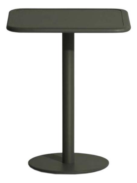 Week-End Bistro Table Square L. 60 cm/Green Glass