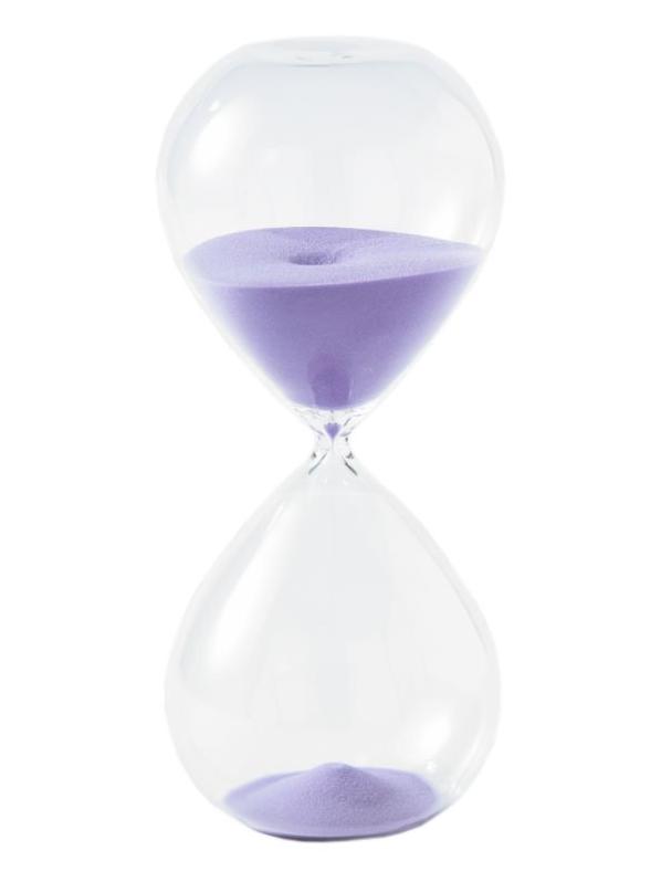 Sandglass Ball L Hourglass - Lilac