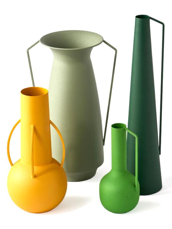 Vases Roman Green - Set of 4