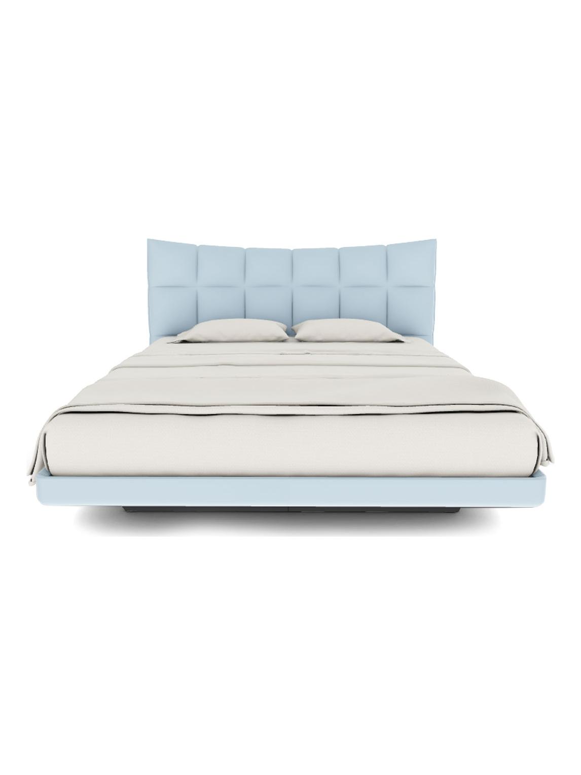 Aurora Tre Bed - W. 170 cm / SC 233 Bardiglio / Gunmetal 