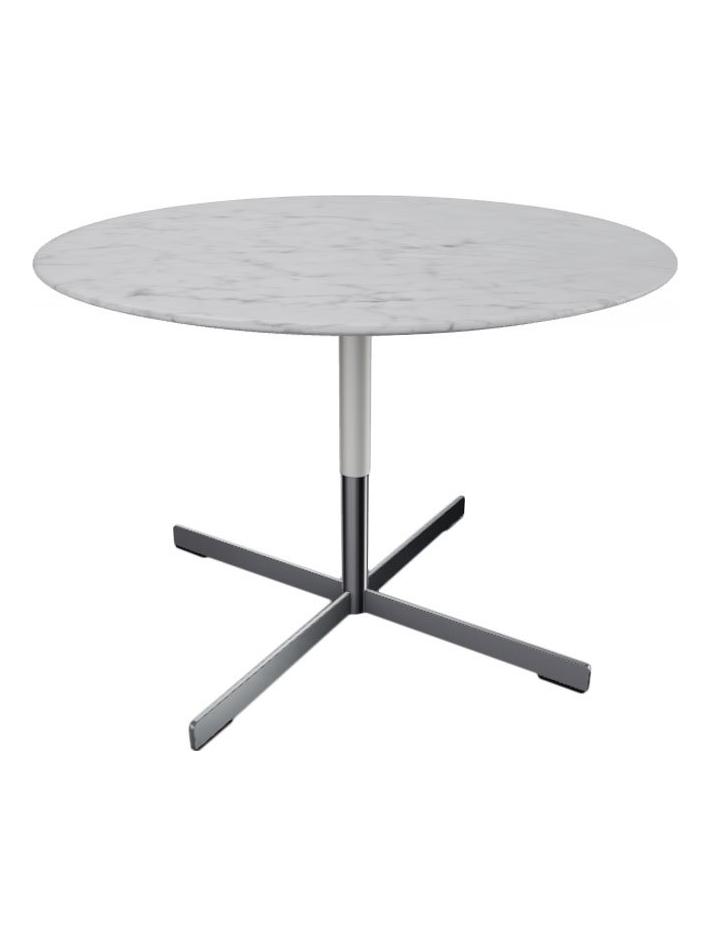 Bob Coffee Table - 60x43 cm/Brilliant Arabescato Venato/SC 06 Calicot
