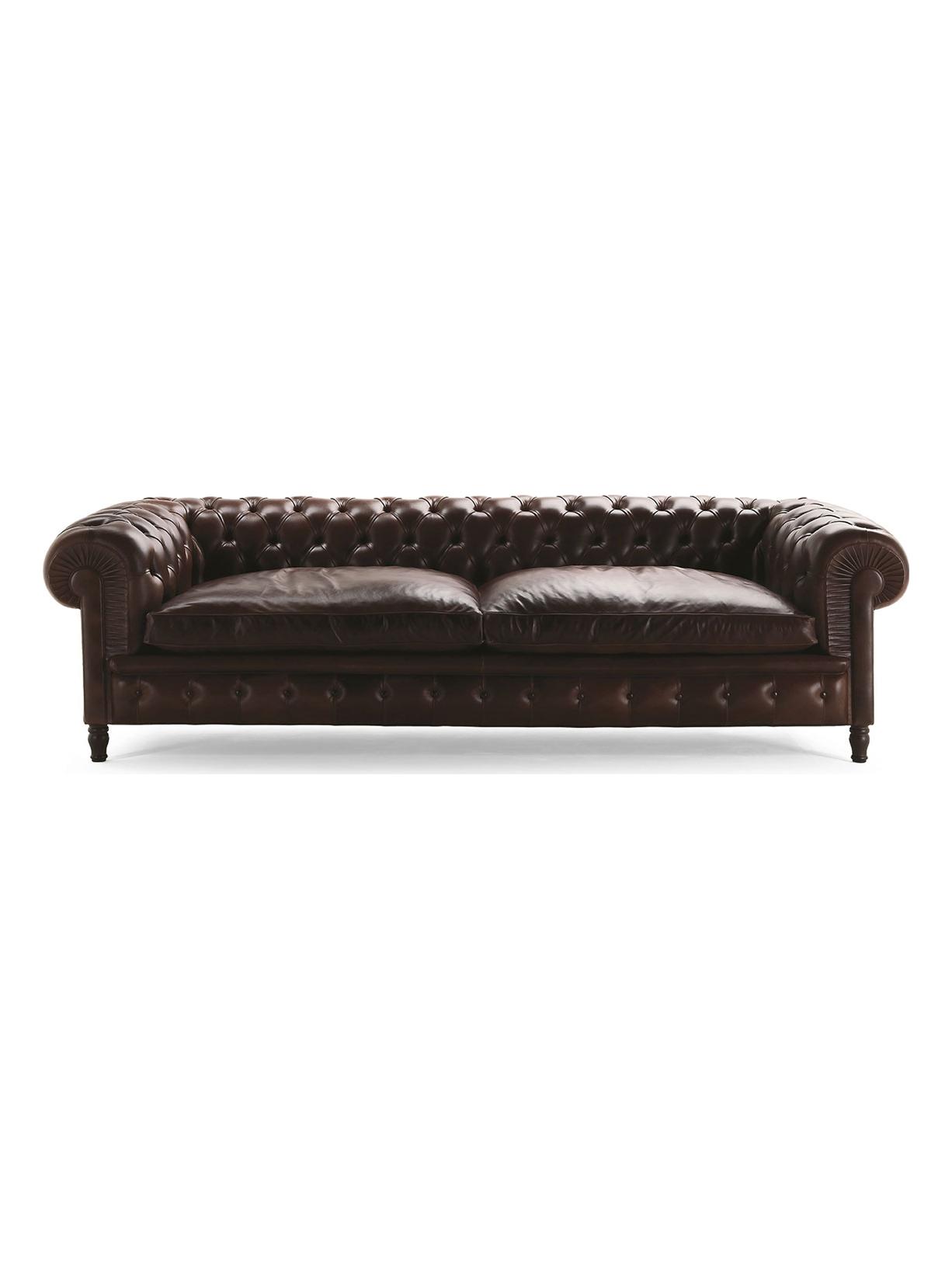 Chester One 4 Seater Sofa - Leather Soul Ray