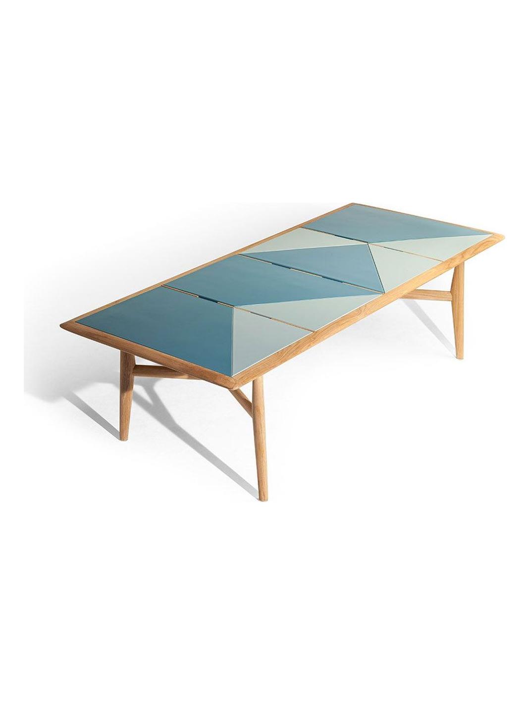 The Secret Garden Outdoor Table H 75 - Pale Green / Deep Green