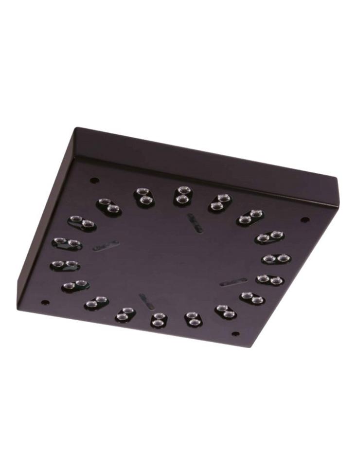 StroboLed Cube Plafòn DW Dimmable Lamp with Rotating Effect with Remote Control for Jewelers