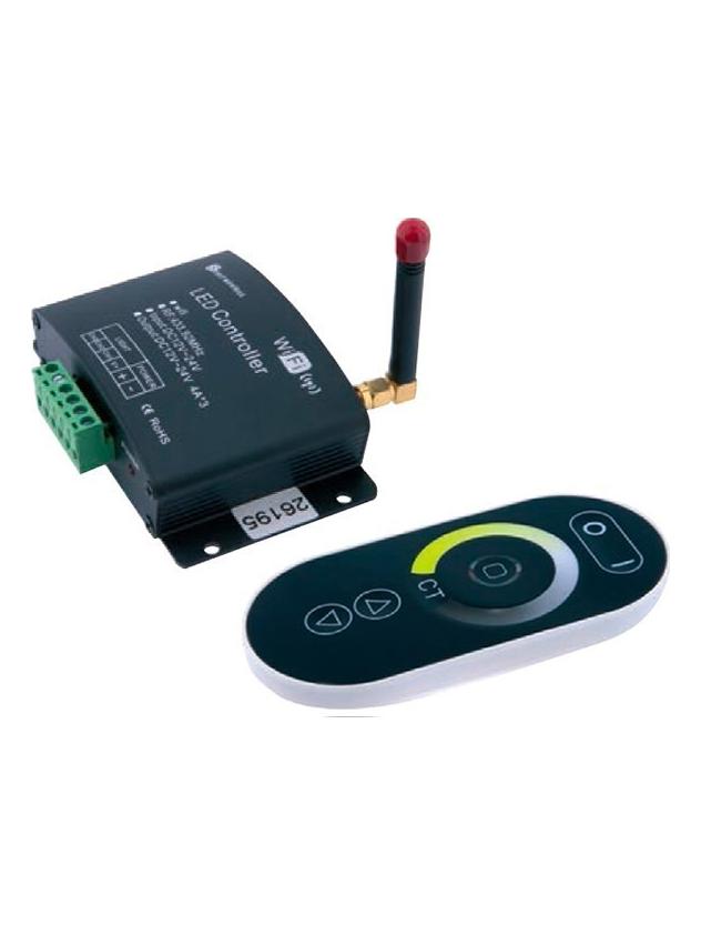 QLT Kit CT Remote Controller Wireless + Receiver WIFI Control Unit 12-24V Color Temperature Management