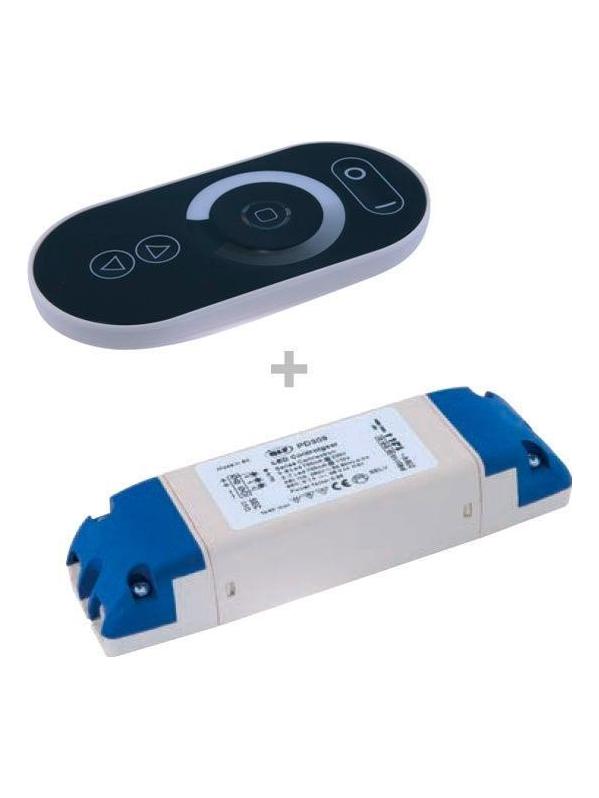 QLT Kit DIM Remote Controller Wireless + Receiver Control Unit 12-24V DIMMER management Light intensity