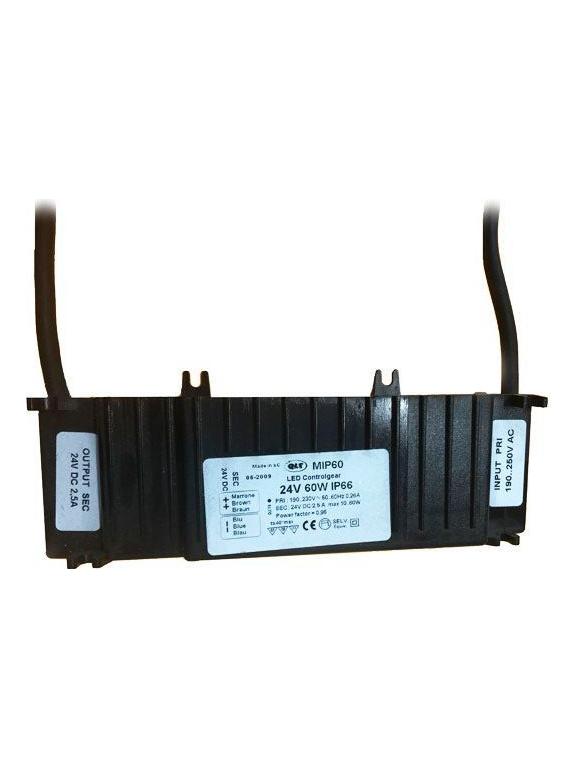 Qlt Power Supply MIP60 60W 24V DC 2,5A Waterproof IP66