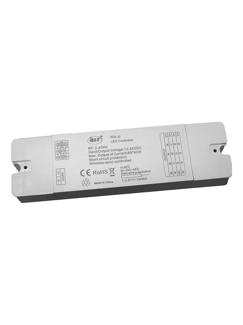 QLT Universal PDL-U 12-24V Interface RF 2.4Ghz Wifi for RGB/RGBW/ Dimmer/CT