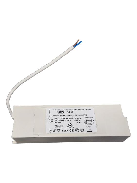 Waterproof power supply PLE 60W 24V Dimmable for LED