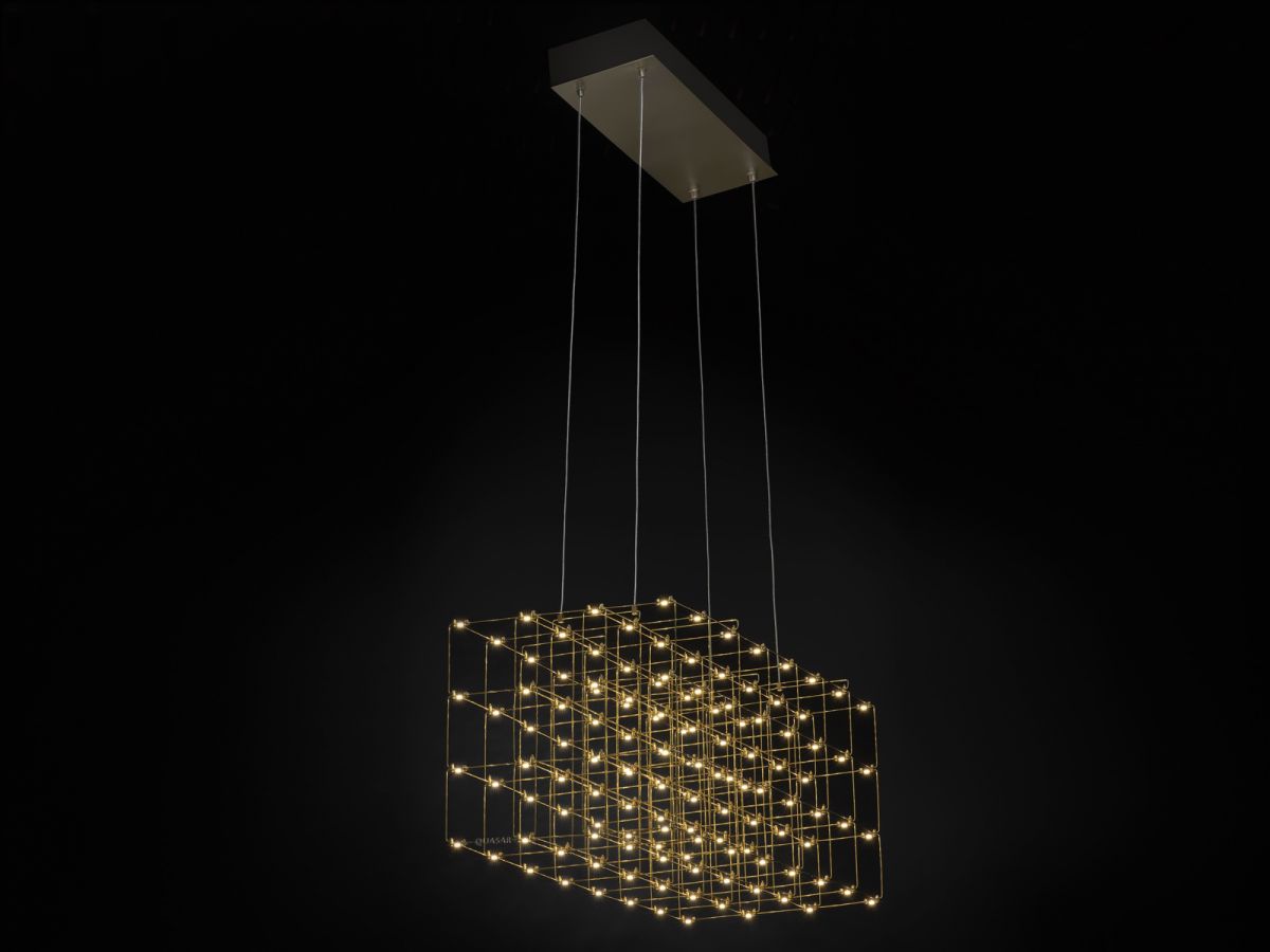 Cosmos Square Triple Suspension Lamp