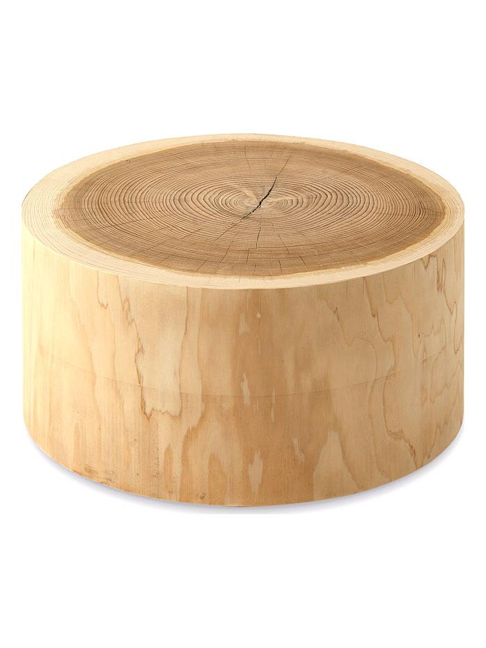Eco Natural Side Table Ø60 - Cedar Sandblasted