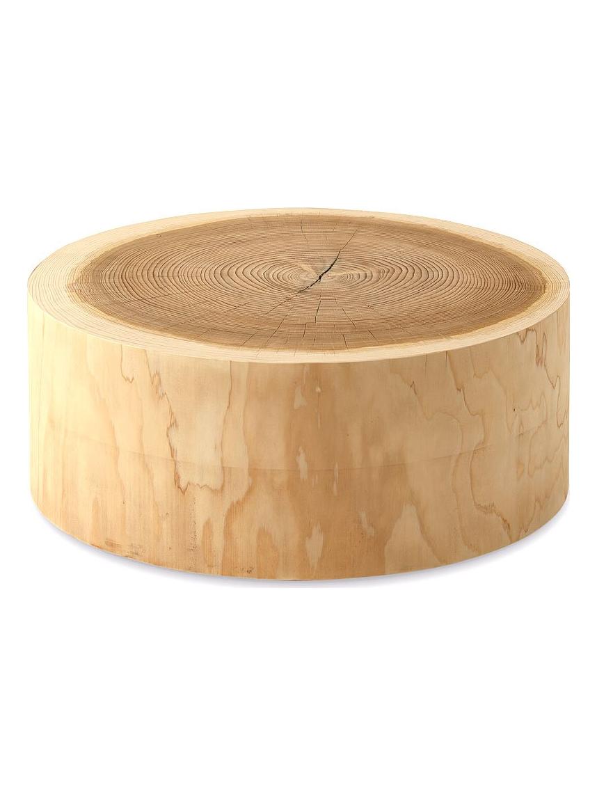 Eco Natural Side Table Ø90 - Cedar Sandblasted