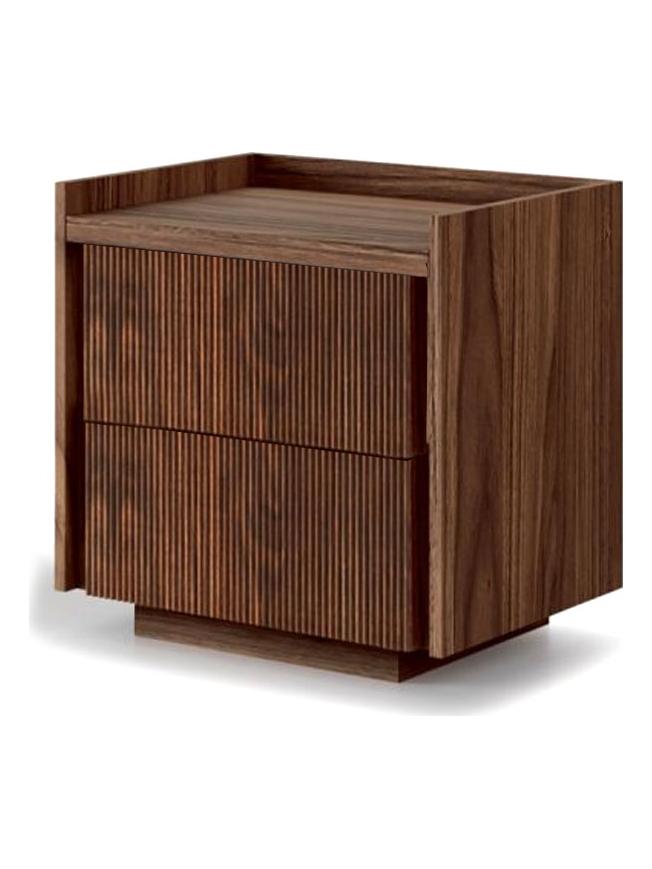 Revo Night Table 1.1 - Walnut with Knots / Fresart Thin