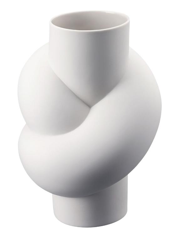 Node Vase 25 cm – White