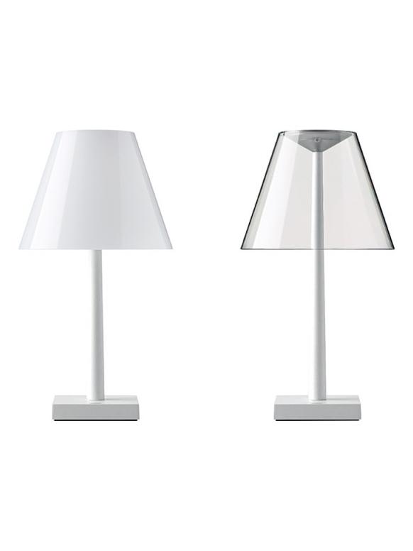 Dina+ Battery LED Table Lamp Matt White color